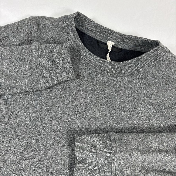 lululemon athletica Sweaters - Lululemon Crewneck Pullover Sweater Womens Size‎ 4 Heather Gray Gym Workout